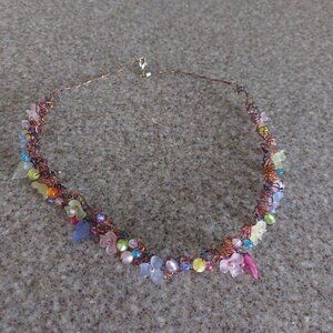 Handmade in France: Beaded Floral Necklace